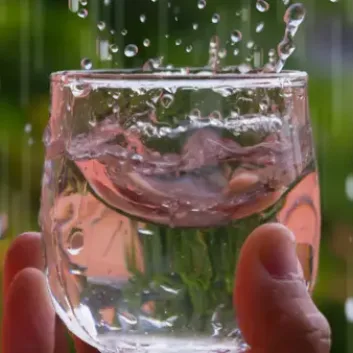 agua de lluvia